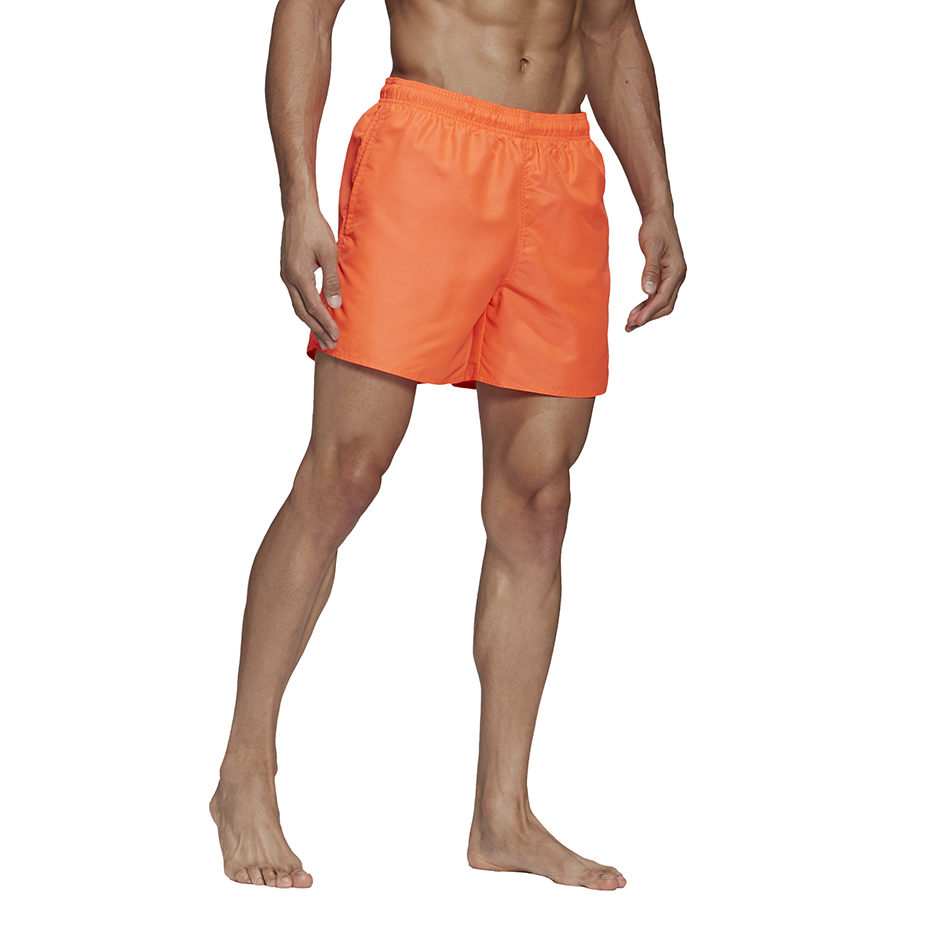 Pantaloni scurti de baie Adidas Solid CLX SH SL barbati portocaliu FJ3383