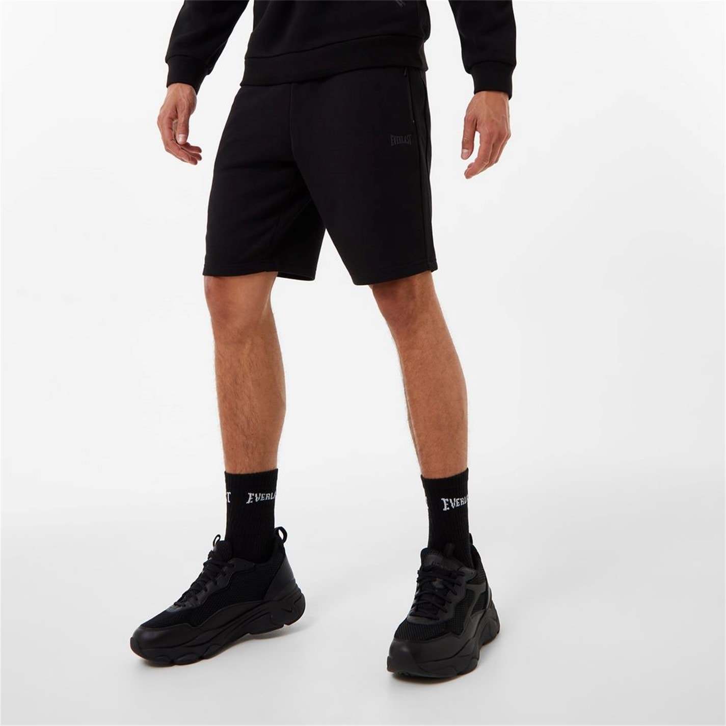 Pantaloni scurti Everlast Premium Jersey negru