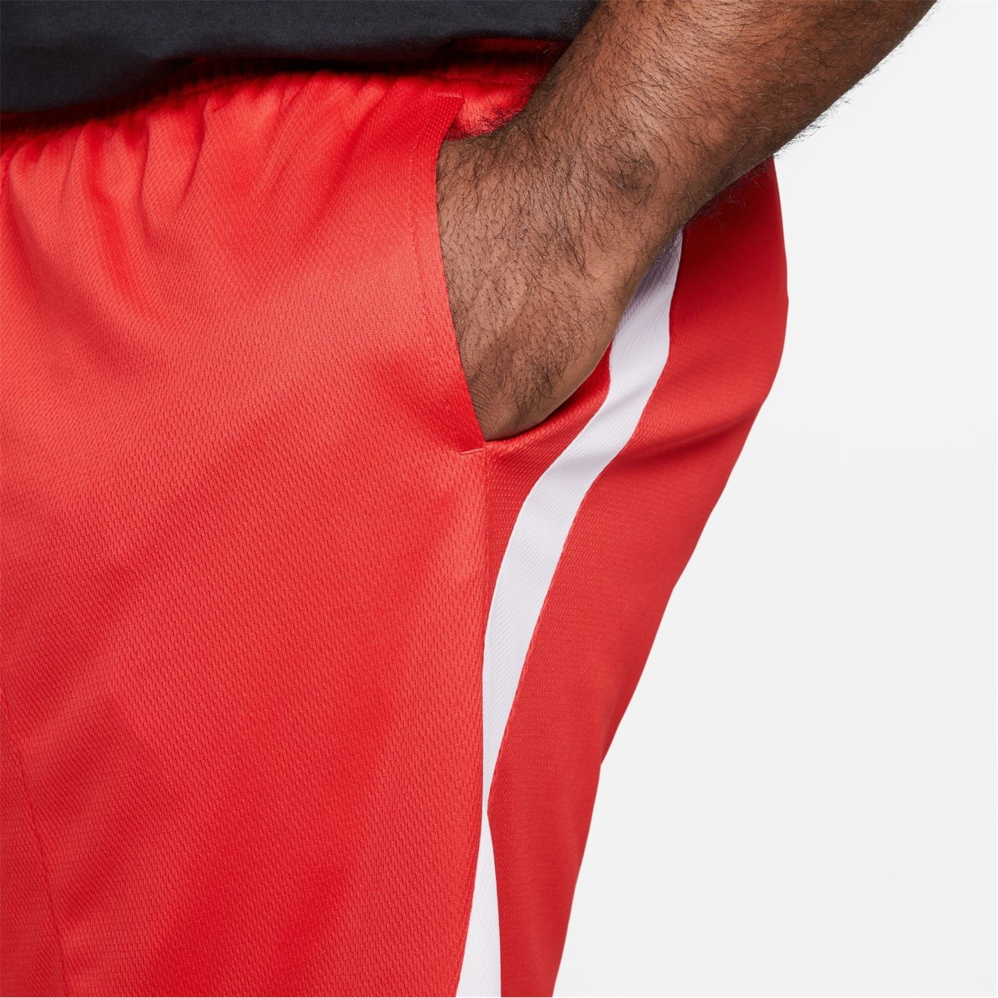 Pantaloni scurti Nike Dri-FIT baschet pentru Barbati rosu negru
