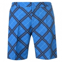 Pantaloni scurti Slazenger Chequered pentru Barbati albastru roial bleumarin