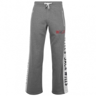 Pantaloni sport Jack Wills Breckham Branded Side Panel gri marl