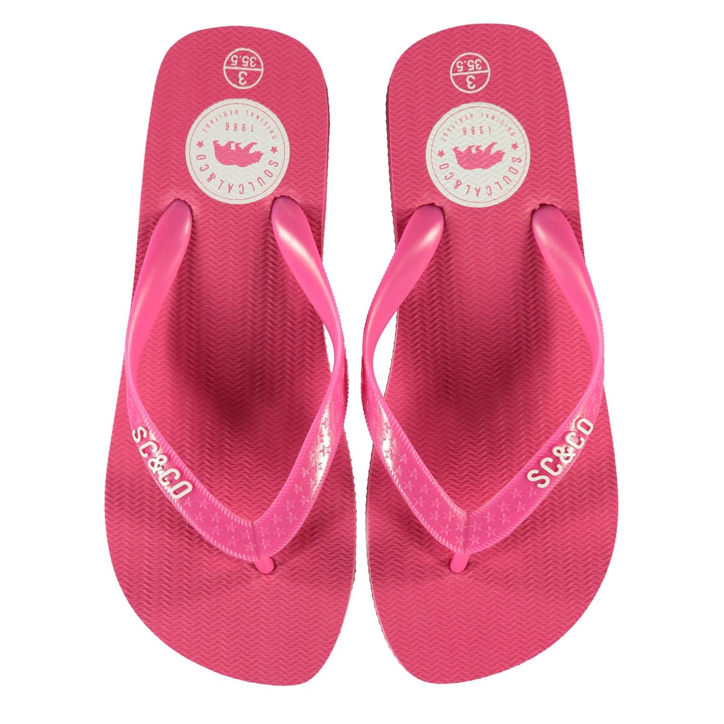 Papuci de plaja SoulCal Maui pentru copii roz