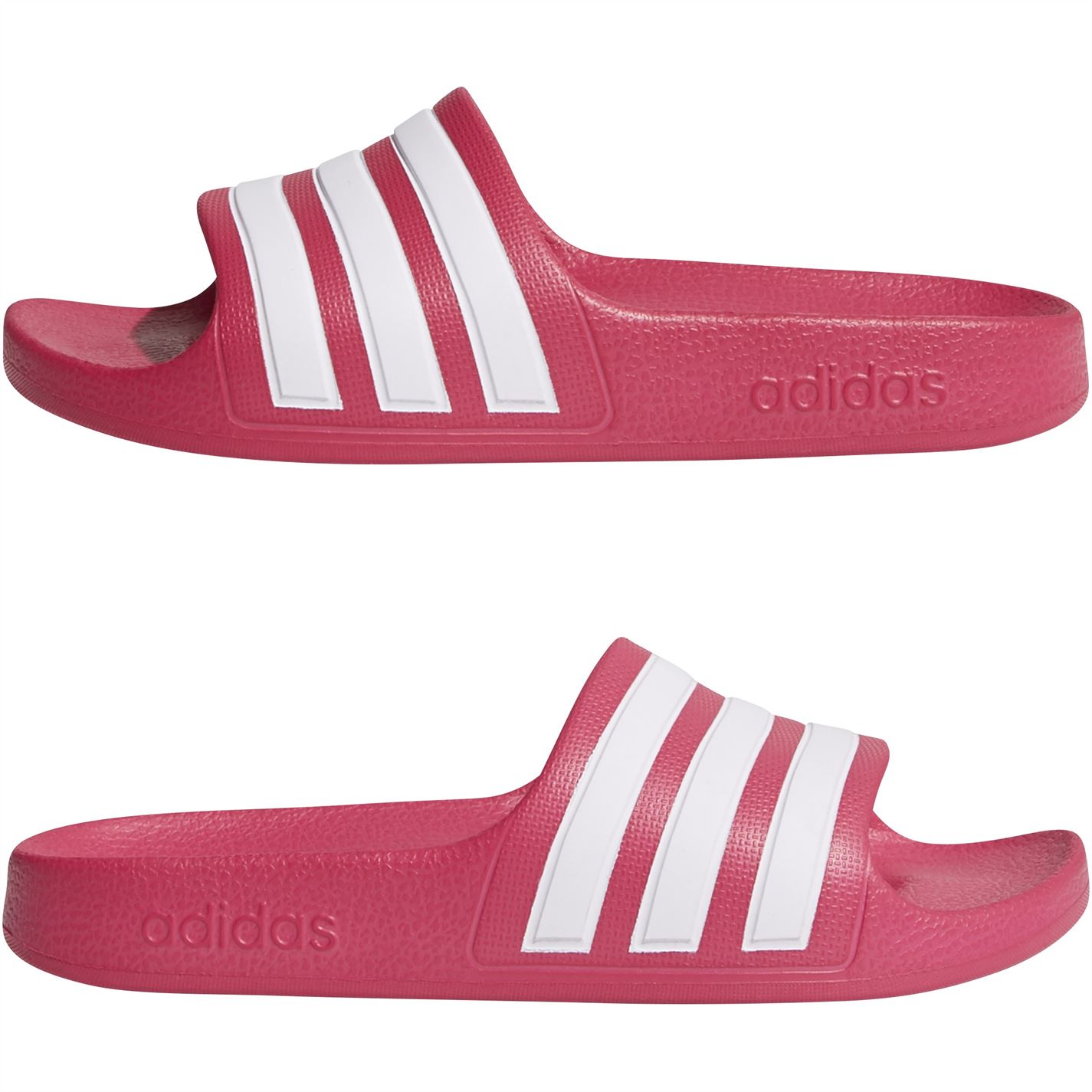 Papuci plaja adidas Duramo pentru fetite roz alb