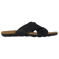 Papuci Sandale Karrimor Lounge din piele pentru Barbati negru