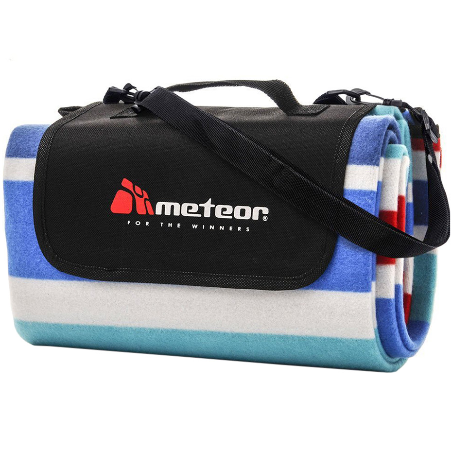 Patura pentru picnic Meteor Blanket 120x135cm L bleumarin-rosu-alb 77091