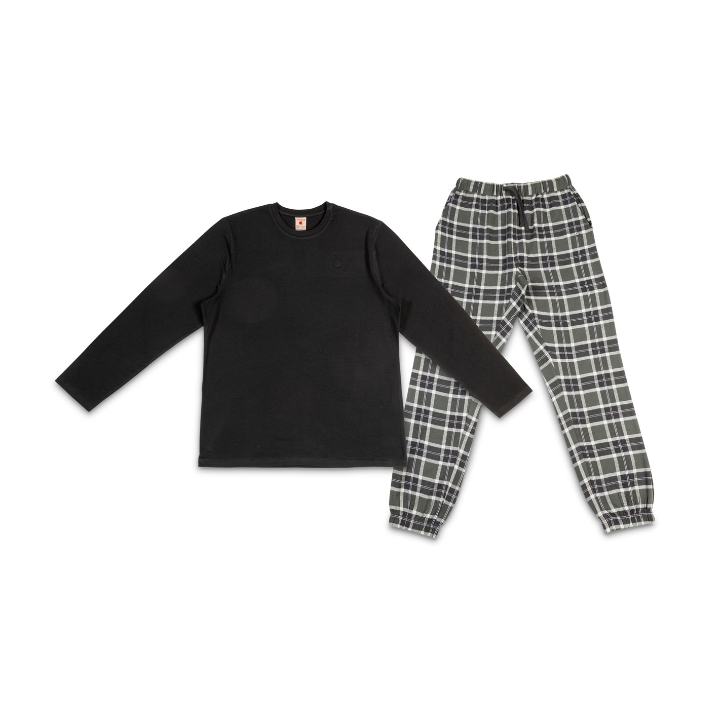 Pijamale SoulCal Family pentru copii negru gri
