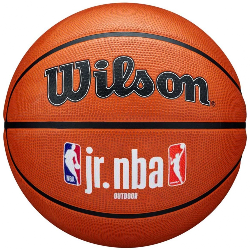 Pilka koszykowa Wilson NBA Logo Auth Outdoor pomaranczowa WZ3011801XB6 copii