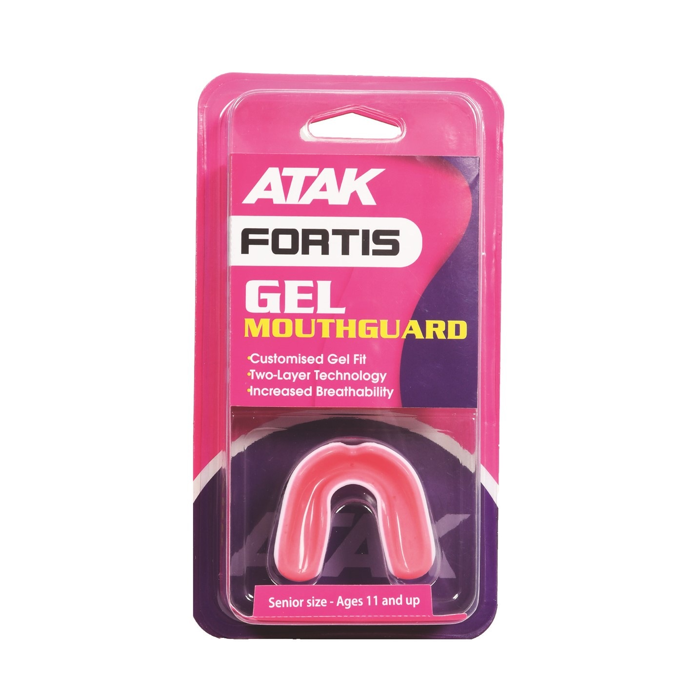 Protectie box Atak Fortis Gel Senior roz alb
