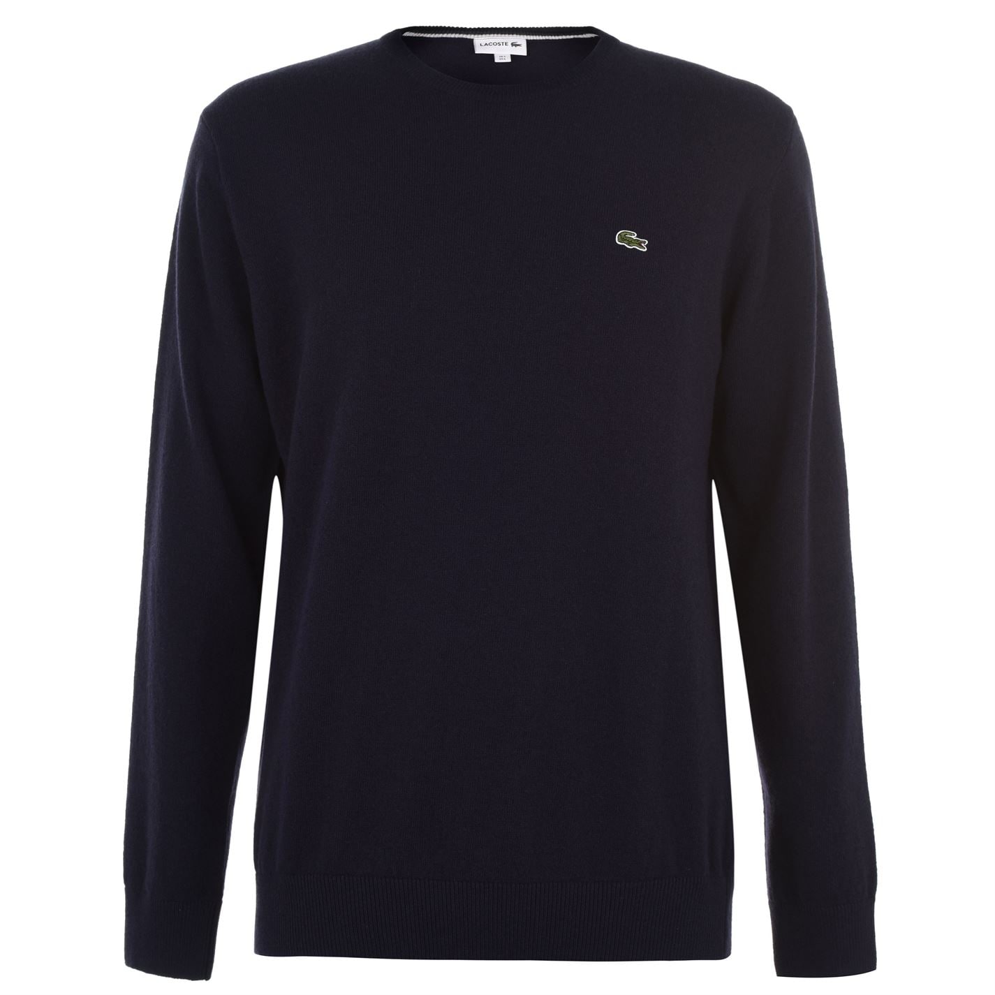 Pulover Lacoste Crew tricot bleumarin hde