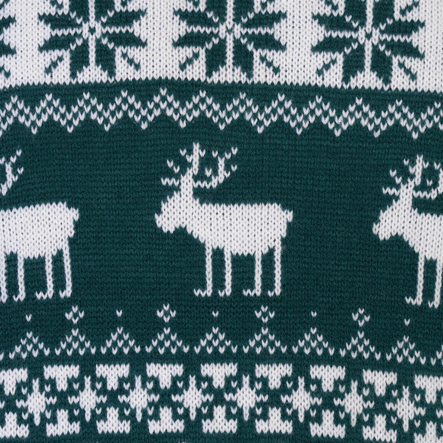 Pulovere tricotate Craciun pentru Barbati verde fairisle