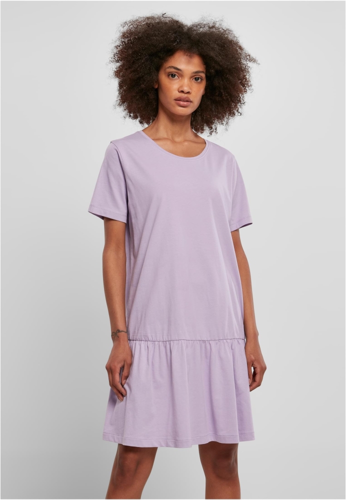 Rochie tricou Valance pentru Femei lila Urban Classics