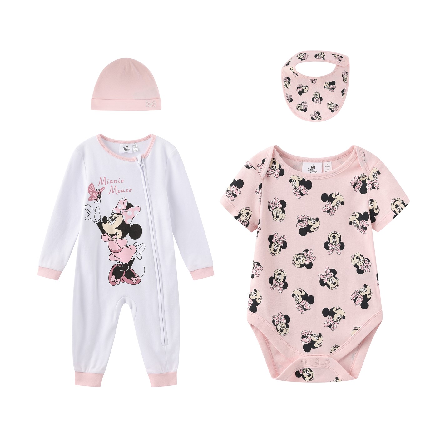 Salopeta Set 4-Piece and Accessories pentru Bebelusi cu personaje