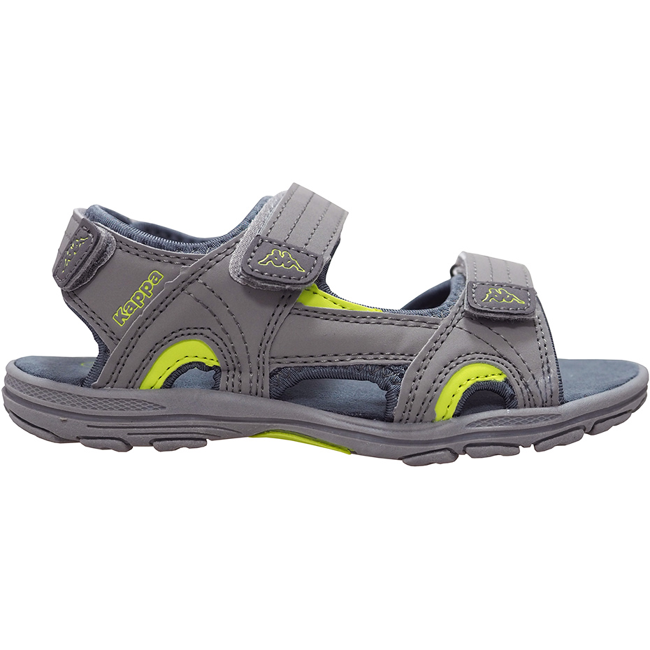 Sandale Kappa Early II K Footwear gri-lime 260373K 1633 pentru Copii