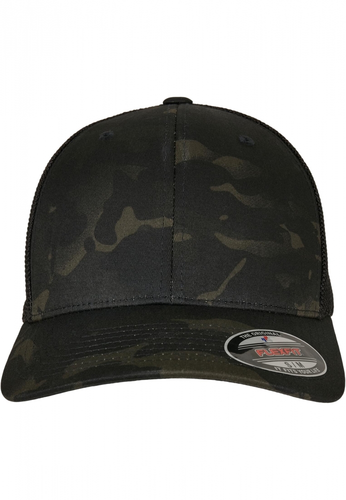 Sepci Multicam Trucker plasa multicolor negru Flexfit