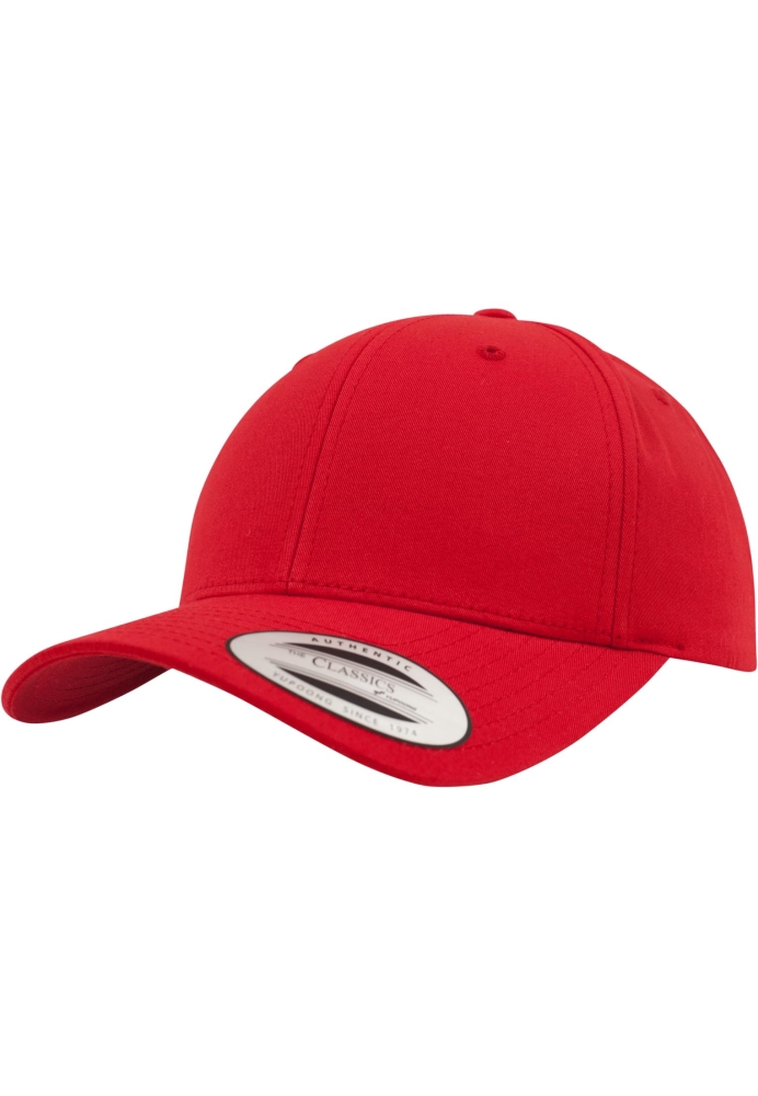 Sepci rap Classic Snapback Curved rosu Flexfit