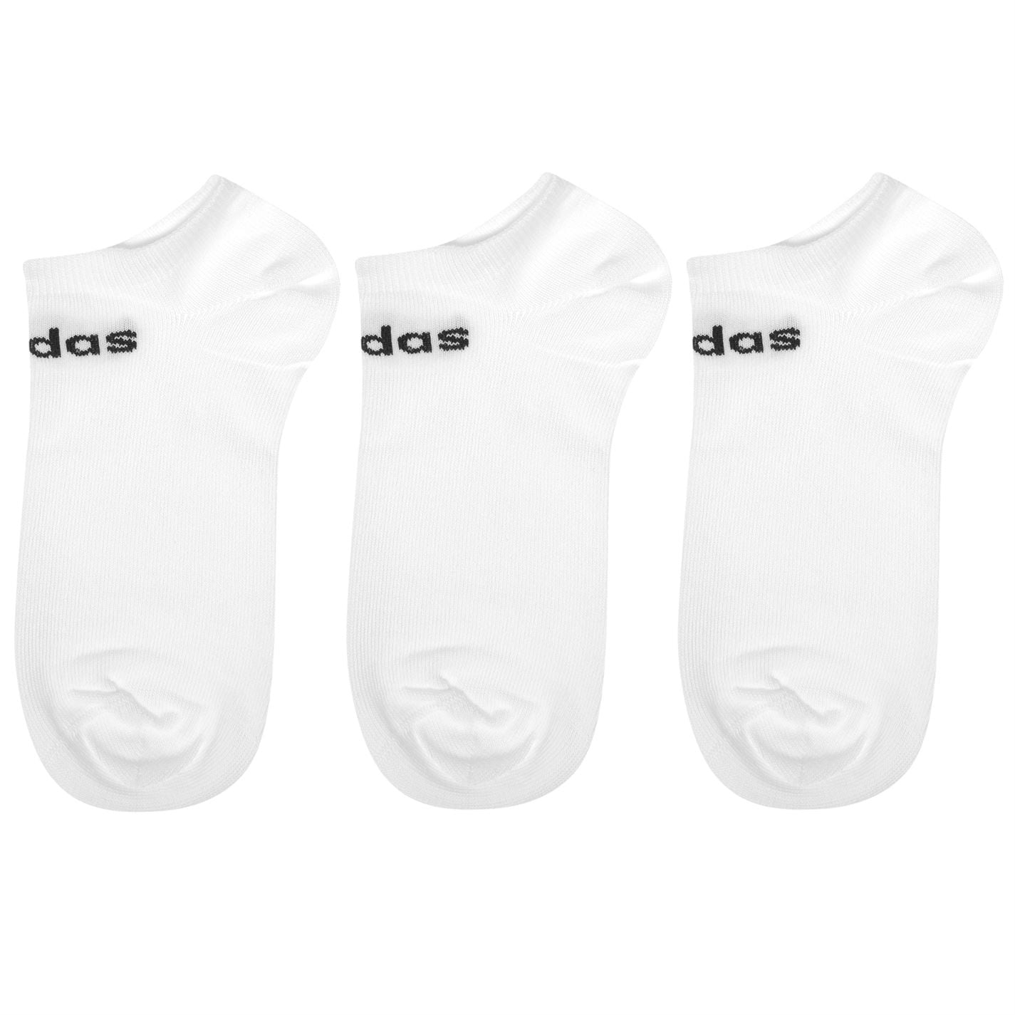 Set de 3 Sosete adidas Low Cut No Show alb negru