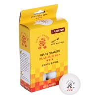 Set Ping Pong Ball Smj Giant Dragon Platinum Star *** 6 . alb 8333