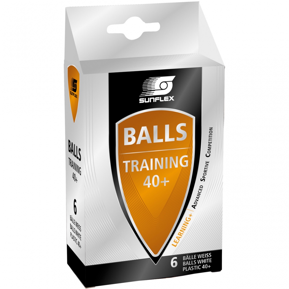 Set Sunflex antrenament ping pong balls alb 6 . 20605