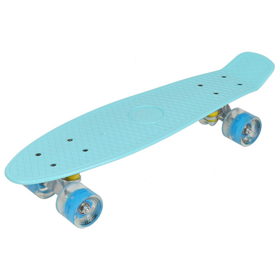 Skateboard Plastic 22 Led Enero albastru 1007366