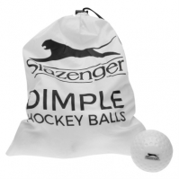 Slazenger Dimple Hockey Balls alb