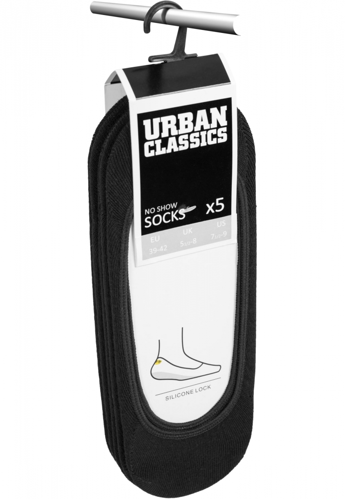 Sosete Invisible 5-. negru Urban Classics