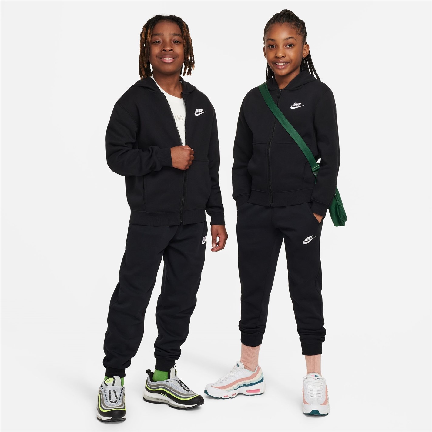 Trening Nike pentru baietei negru alb