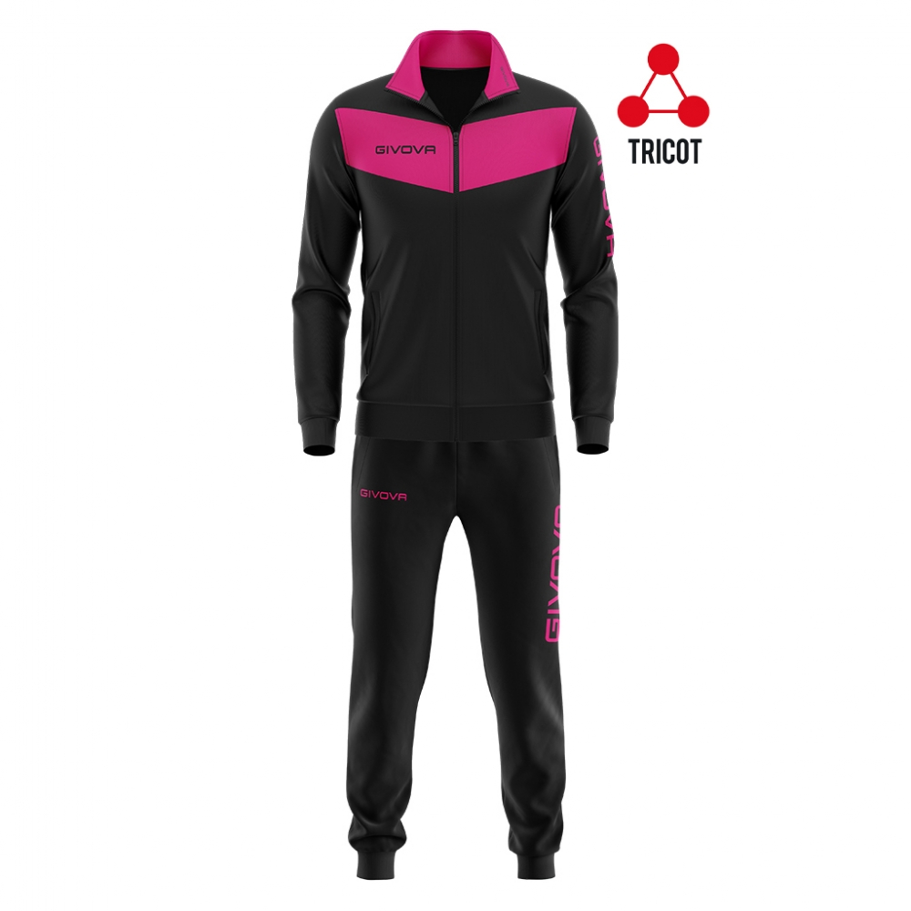 Trening TUTA VISA Trening sport FLUO Givova negru roz fucsia