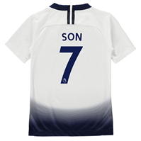Tricou Acasa Nike Tottenham Hotspur Hueng Min Son 2018 2019 pentru copii alb albastru