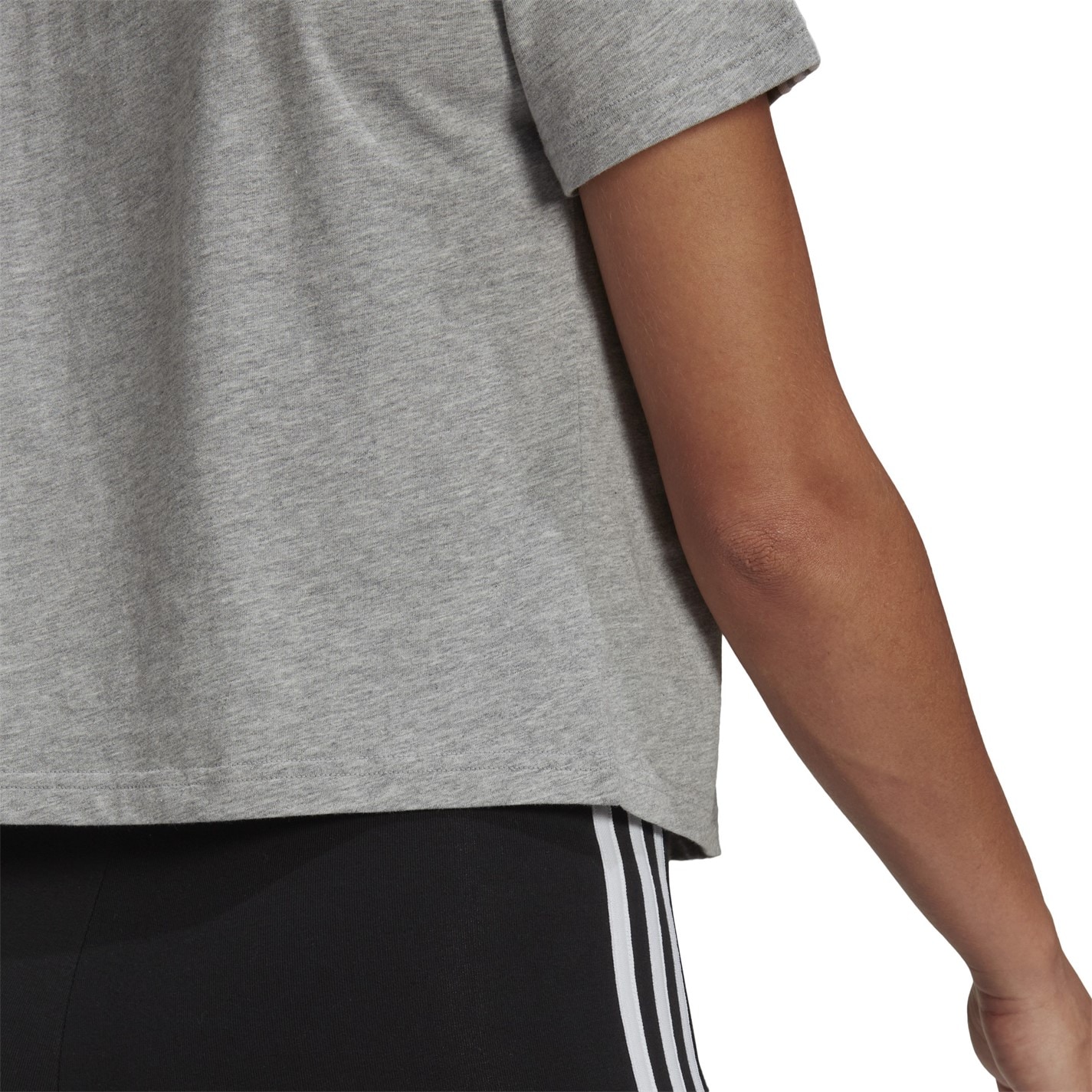 Tricou scurt adidas 3S Shirt pentru femei med gri