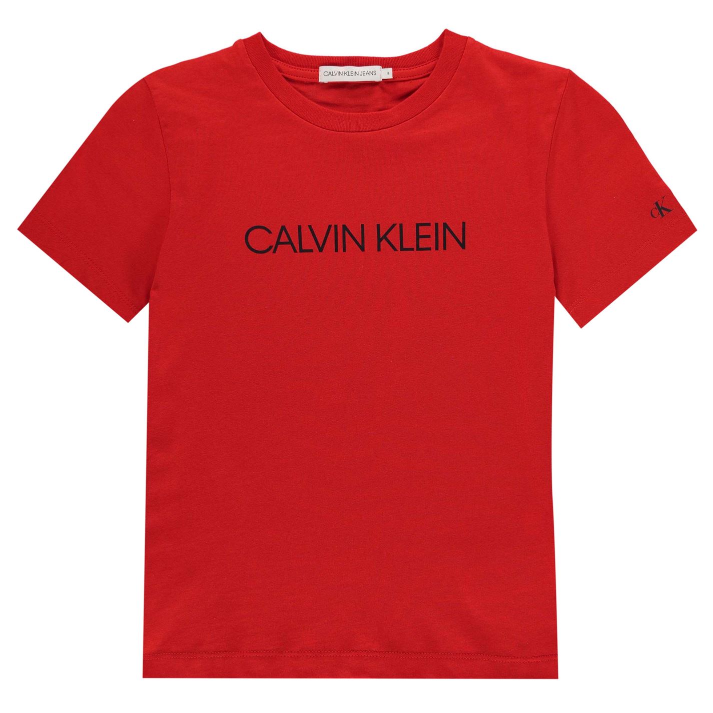 Tricou Calvin Klein Institution pentru baieti fierce rosu xnd