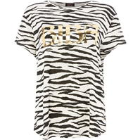 Tricou cu logo Biba imprimeu zebra print -shirt