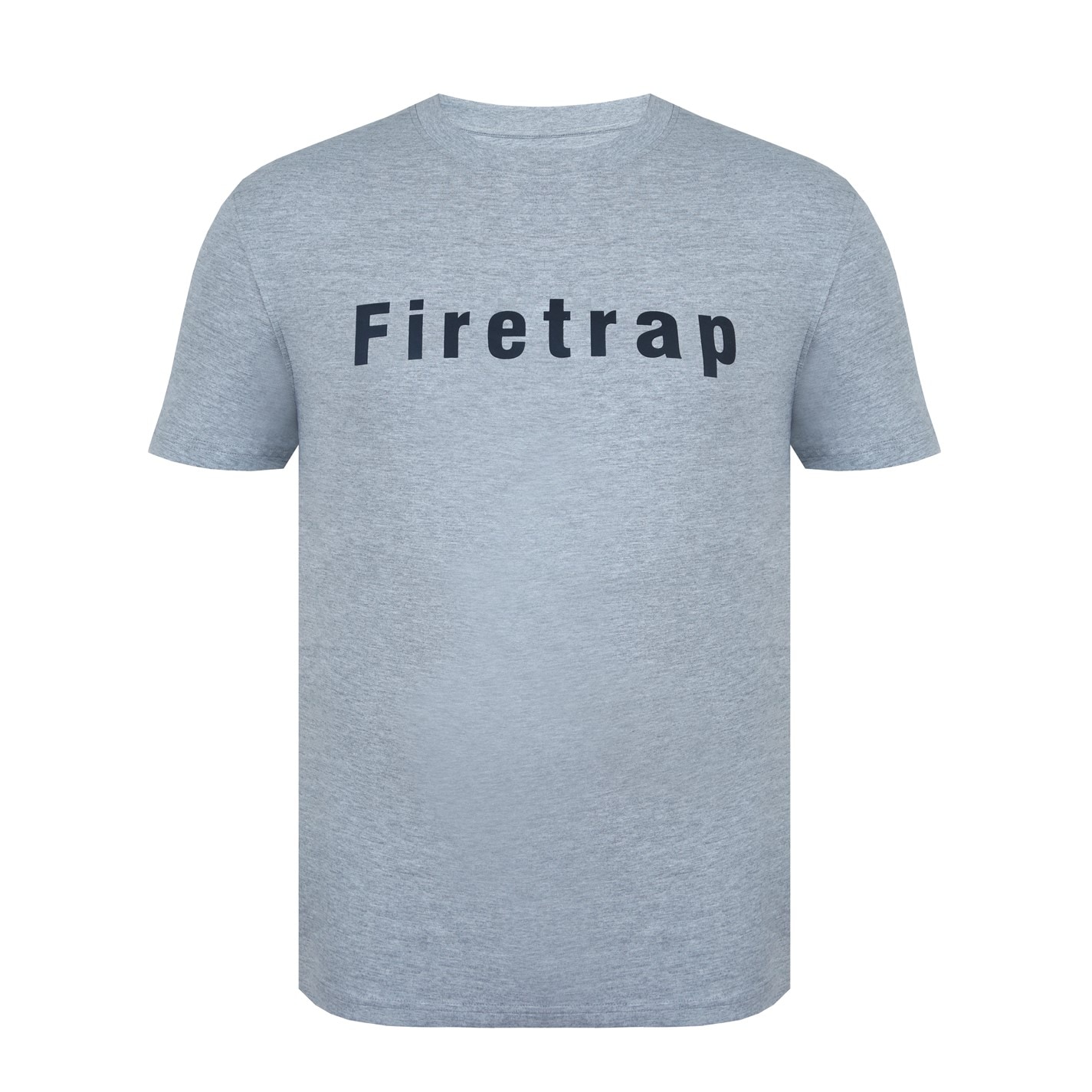 Tricou cu imprimeu Firetrap Large pentru Barbati gri