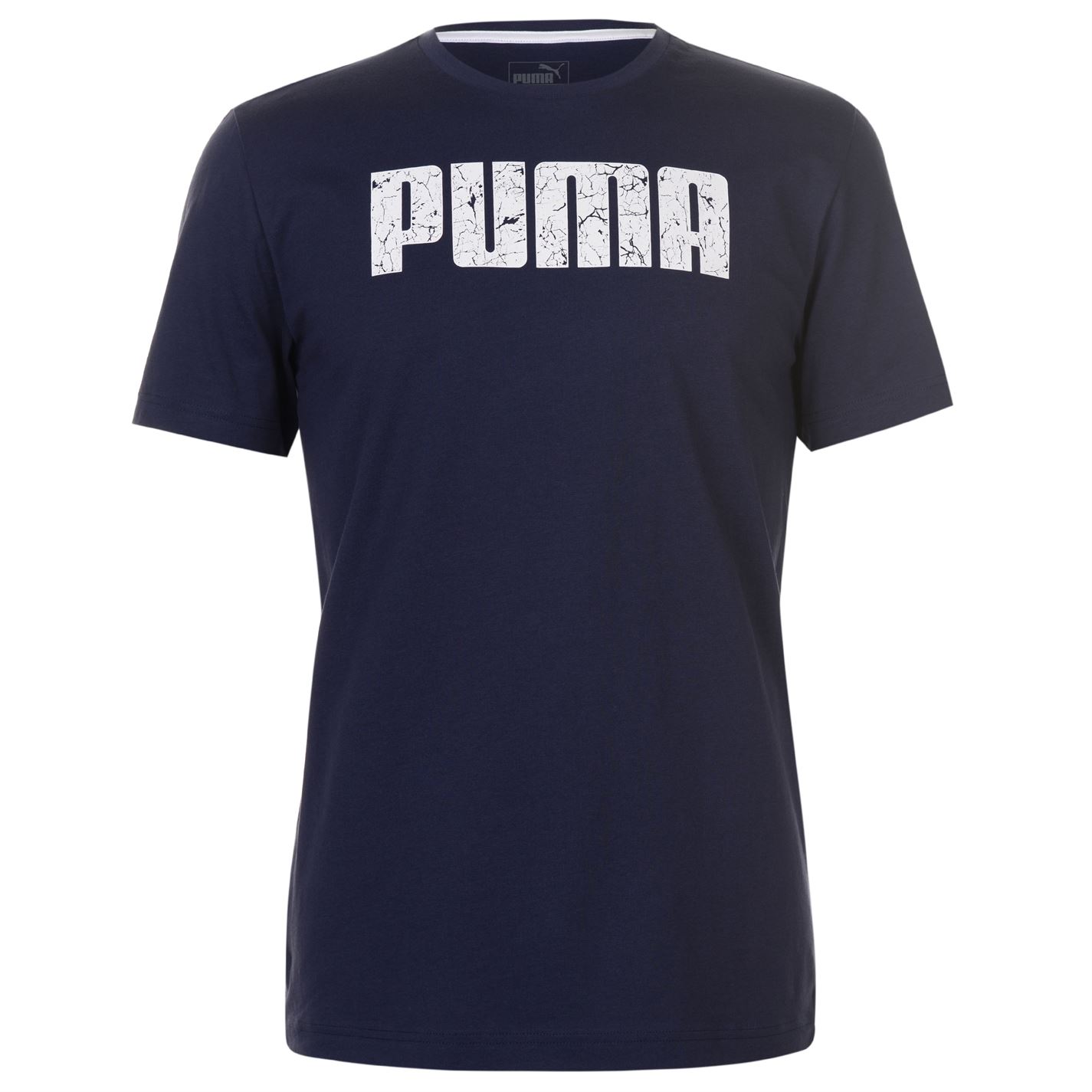 Tricou cu imprimeu Puma No1 pentru Barbati bleumarin alb