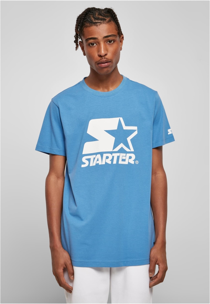 Tricou cu logo Starter albastru