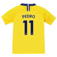 Tricou Deplasare Nike Chelsea Pedro 2018 2019 pentru copii galben