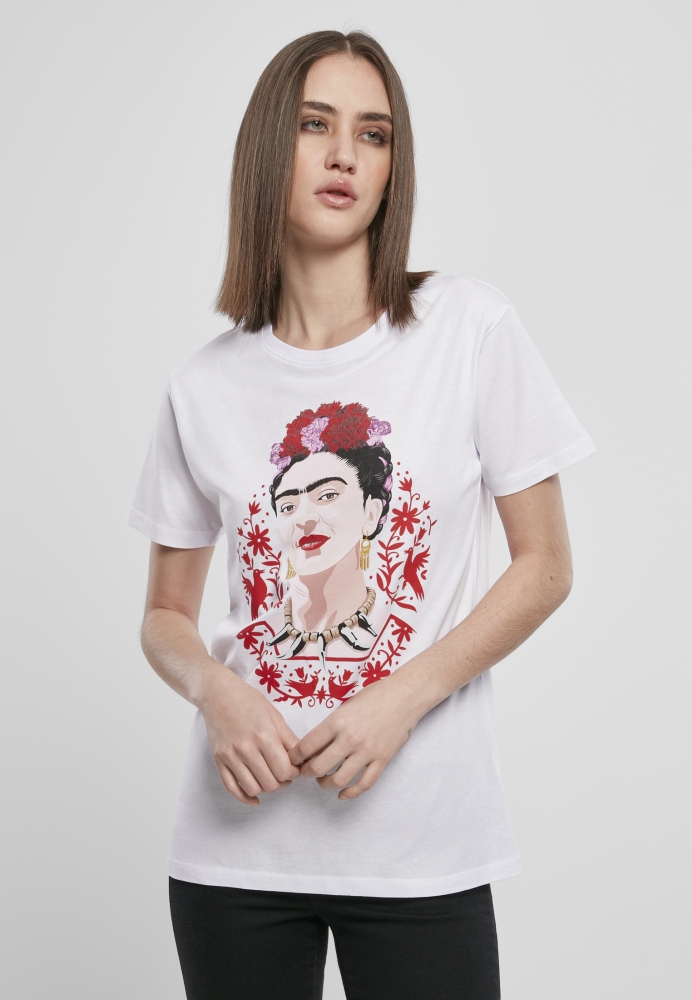Tricou Frida Kahlo Magic pentru Femei alb Merchcode