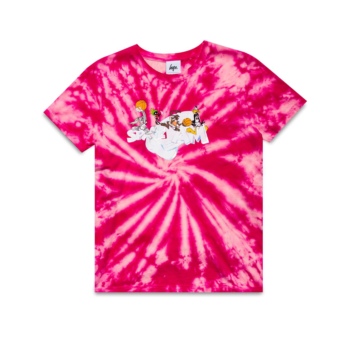 Tricou Hype x Space Jam Retro Print pentru Copii cu personaje roz