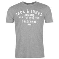 Tricou Jack and Jones Originals Base deschis gri