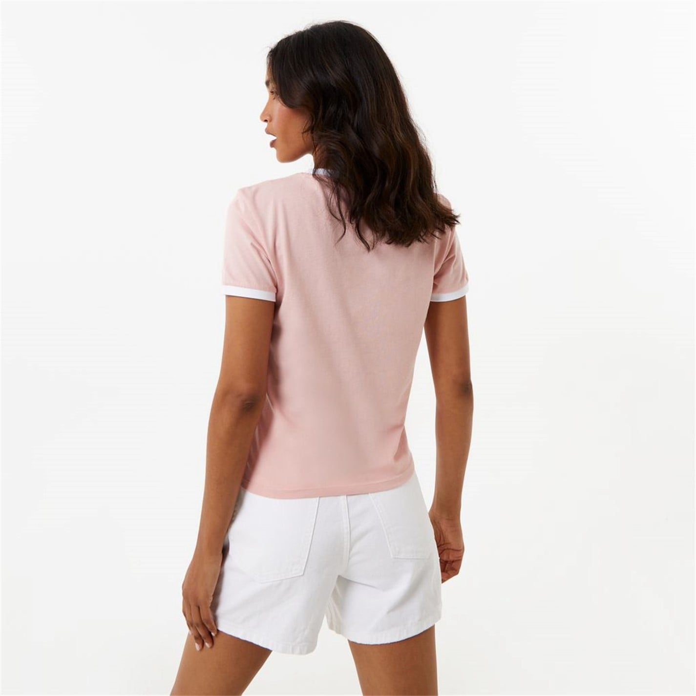 Tricou Jack Wills Trinkey Ringer roz