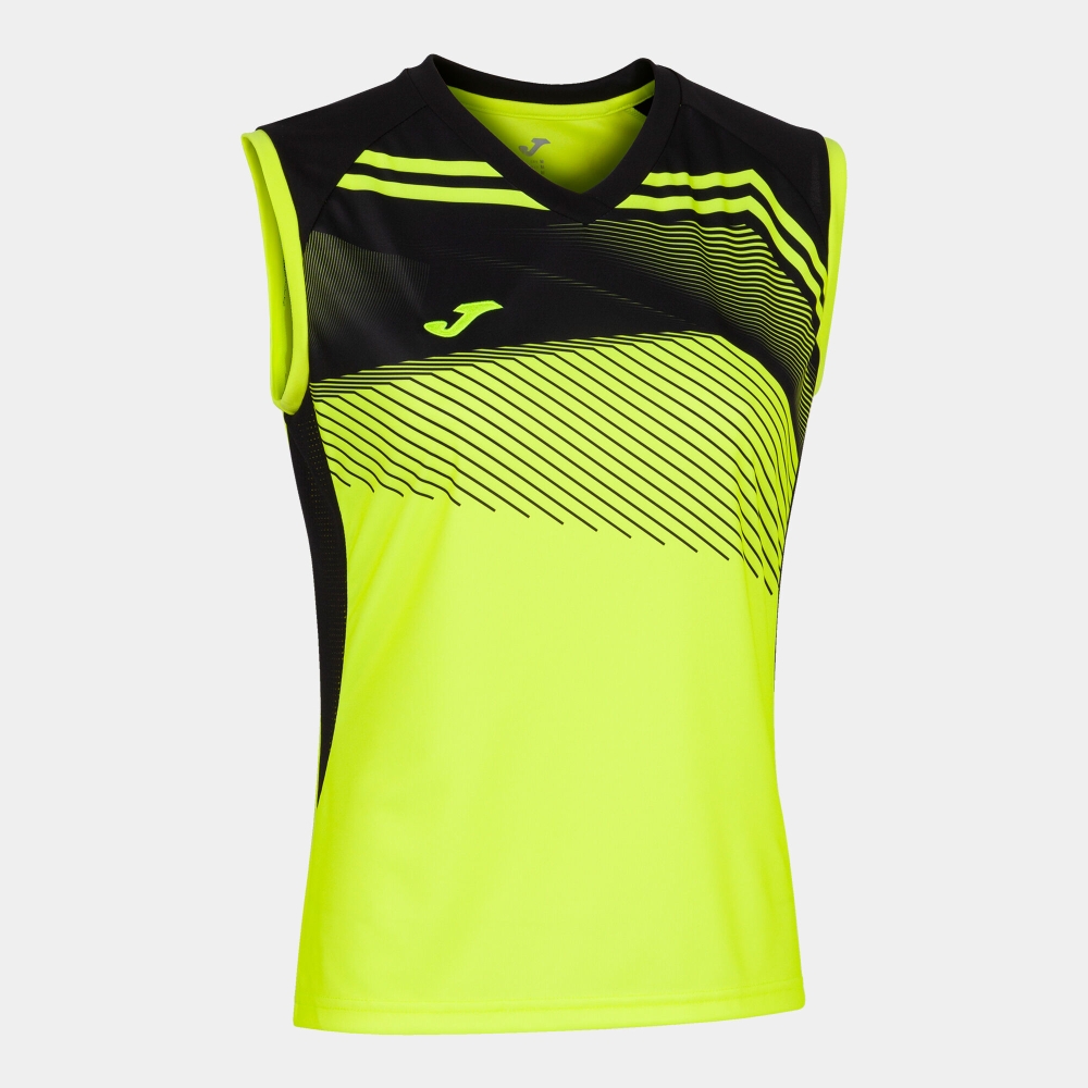 Tricou Joma Supernova II Fluor galben-negru fara maneci fosforescent