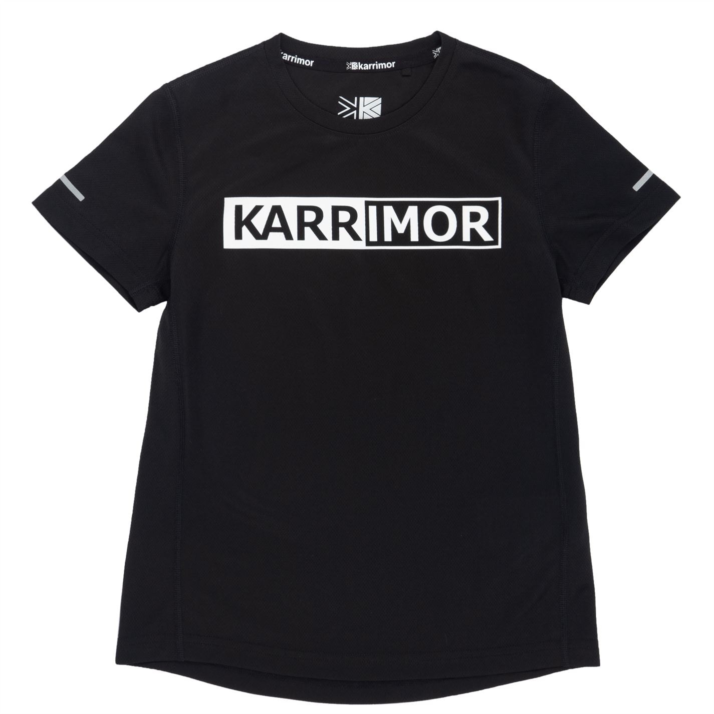 Tricou Karrimor maneca scurta Run pentru baietei negru