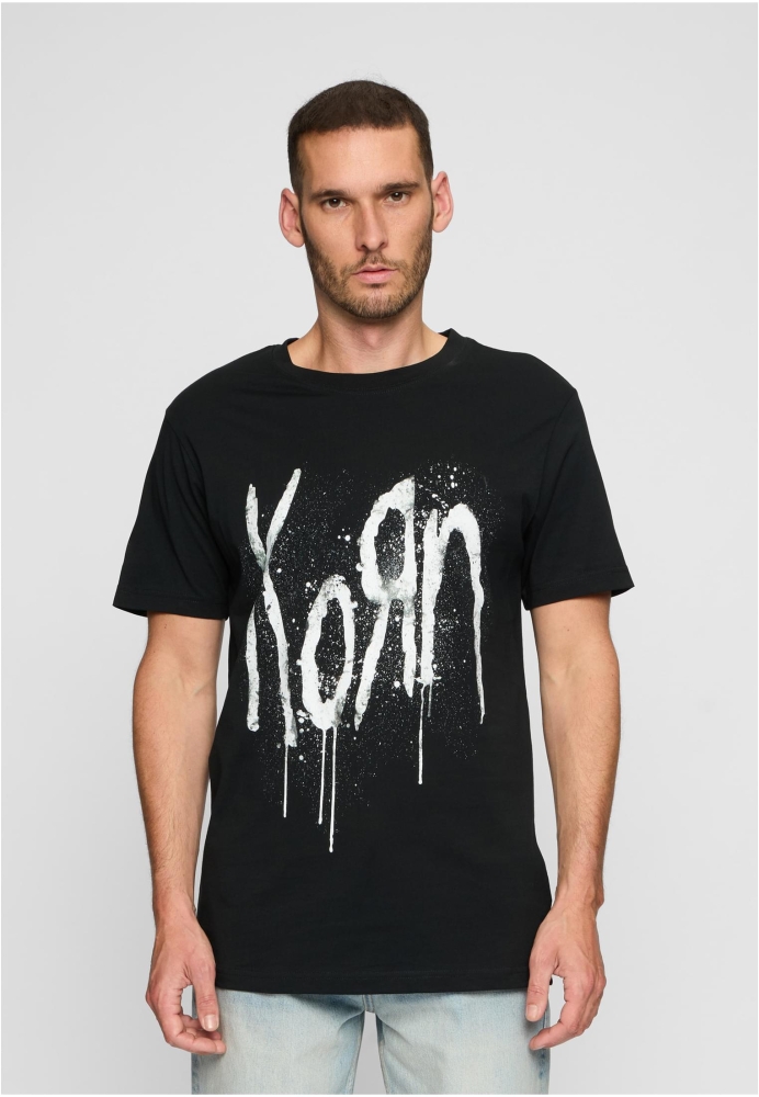 Tricou Korn Still A Freak negru Merchcode