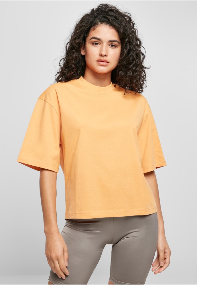 Tricou larg Organic pentru Femei portocaliu Urban Classics