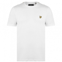 Tricou Lyle and Scott Taped alb