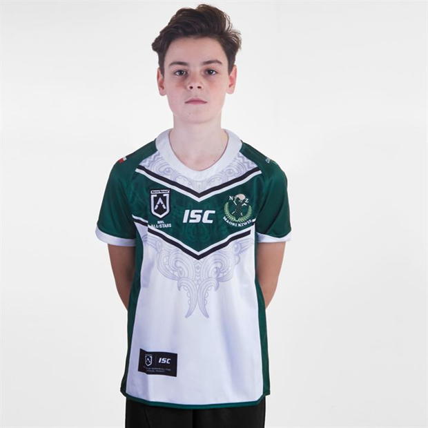 Tricouri ISC New Zealand Juniors alb verde