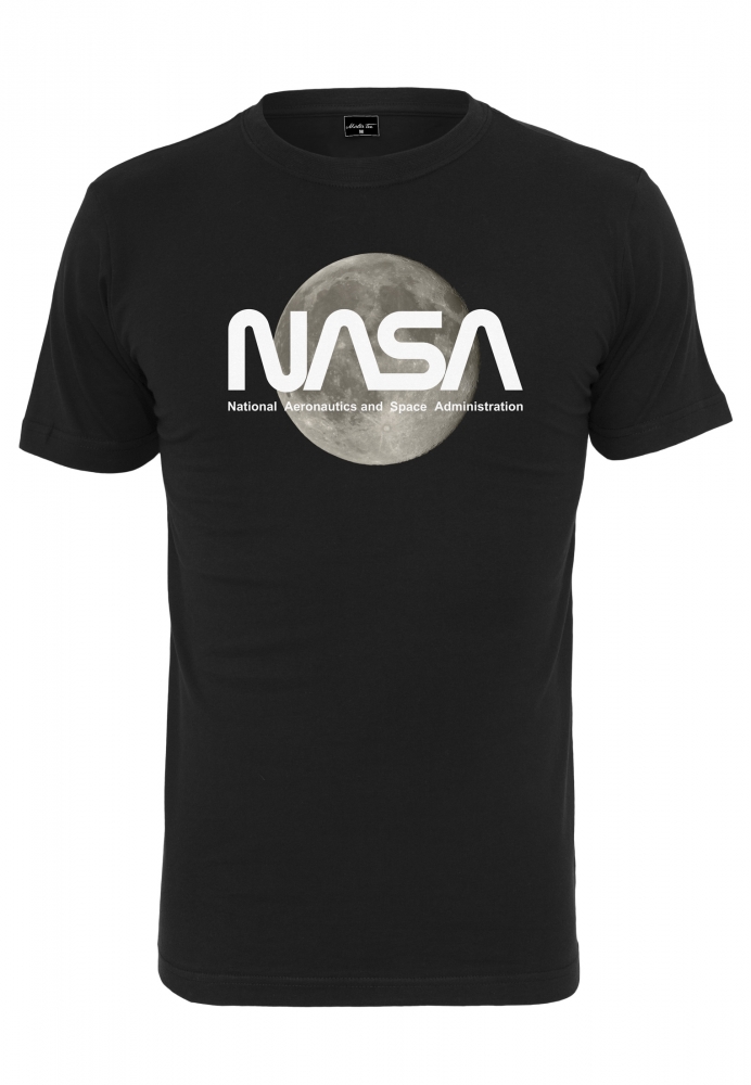 Tricou NASA Moon negru Mister Tee