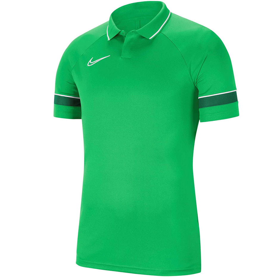 Tricou Nike DF Academy 21 Polo SS verde CW6104 362 pentru Barbati