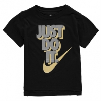 Tricou Nike Metallic JDI pentru fete pentru Bebelusi negru