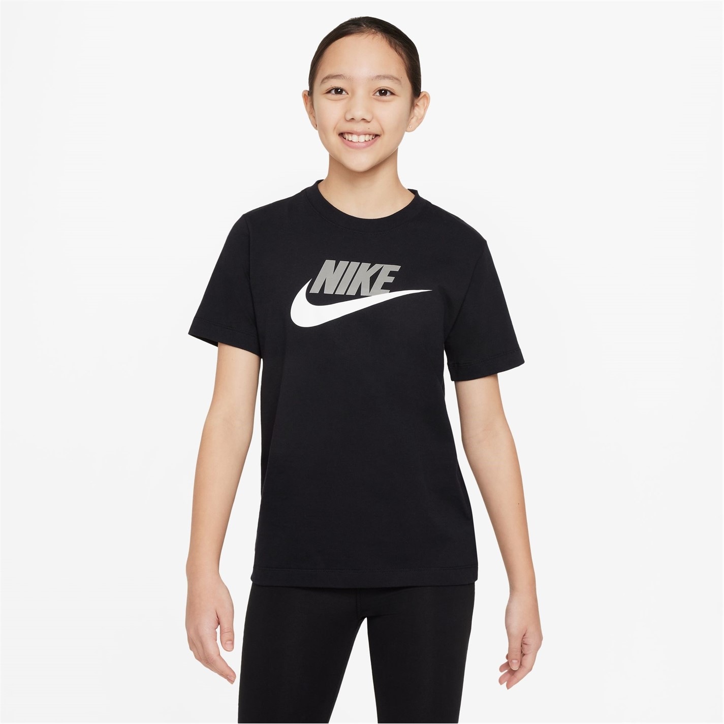 Tricou Nike Sportswear pentru copii negru gri