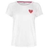 Tricou Only Embroidered alb heart